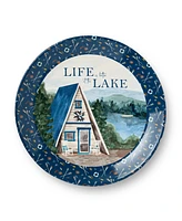 Certified International Wake At The Lake Round Platter