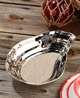 Certified International Silver Plated Oyster Serving Bowl
