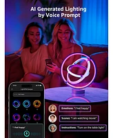Lepro TB1 Ai Smart Table Lamp, Rgb+Ic Addressable Led Lamp Alexa Google Enabled