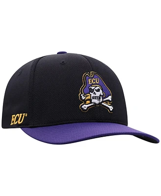 Top of the World Men's Black Ecu Pirates Reflex Fitted Hat