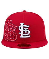 New Era Men's Red St. Louis Cardinals Yarn Stitch 59FIFTY Fitted Hat