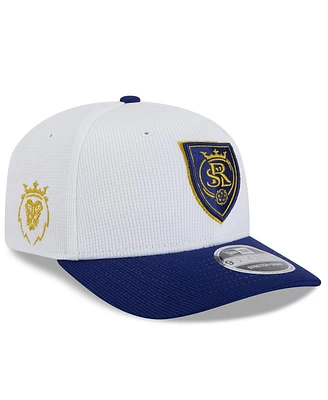 New Era Men's White/Blue Real Salt Lake 2025 Jersey Hook 9SEVENTY Stretch-Snap Hat