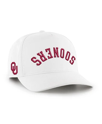 '47 Brand Men's White Oklahoma Sooners Flip Script Hitch Adjustable Hat