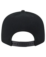 New Era Men's Black Minnesota Vikings Adventure Canvas Split Panel 9FIFTY Snapback Hat