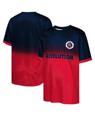 Outerstuff Big Boys and Girls Navy New England Revolution Stalwart Defender T-Shirt