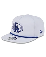 New Era Men's White Los Angeles Dodgers 2025 Spring Training Palm Golfer Adjustable Hat