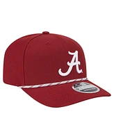 New Era Men's Crimson Alabama Crimson Tide Game Day Multi-Rope 9SEVENTY Stretch-Snap Hat