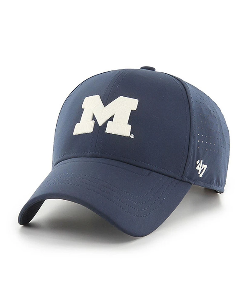 '47 Brand Men's Navy Michigan Wolverines Forward Vent Mvp Adjustable Hat