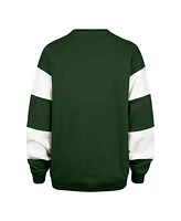 '47 Brand Women's Green Minnesota Wild Eephus Barred Pullover Sweatshirt