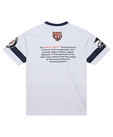 Mitchell & Ness Men's White Detroit Tigers Cooperstown Collection Team Origins Premium T-Shirt