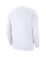 Nike Men's White Penn State Nittany Lions 2025 Ncaa Wrestling National Champions Club Fleece Pullover Sweatshirt