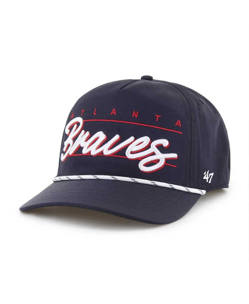 '47 Brand Men's Navy Atlanta Braves Condor Hitch Adjustable Hat