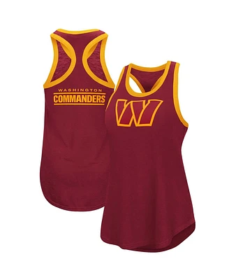 G-iii 4Her by Carl Banks Women's Burgundy Washington Commanders Tater Tank Top