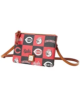 Dooney & Bourke Cincinnati Reds Top Zip Crossbody Purse