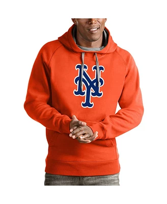Antigua Men's New York Mets Victory Pullover Team Logo Hoodie