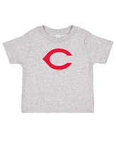 Soft as a Grape Toddler Red/Heather Gray Cincinnati Reds Cooperstown Collection T-Shirt, Set of 2