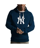 Antigua Men's Navy New York Yankees Victory Pullover Hoodie