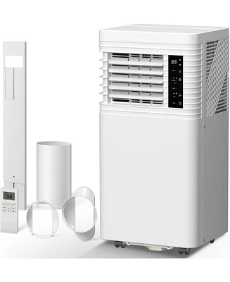 Cowsar 8,000 Btu Air Conditioner cool Up to 350 Sq.Ft, 4 Modes Portable Ac Unit with 24Hrs Timer/Led Display/Remote Control/Installation Kits, Ac Unit