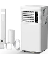 Cowsar 8,000 Btu Air Conditioner cool Up to 350 Sq.Ft, 4 Modes Portable Ac Unit with 24Hrs Timer/Led Display/Remote Control/Installation Kits, Ac Unit