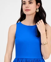 I.n.c. International Concepts Petite Bubble-Hem Midi Dress, Exclusively at Macy's