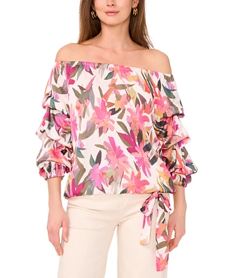 Vince Camuto Women's Off-The-Shoulder Balloon-Sleeve Top