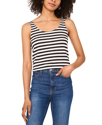 Vince Camuto Women's Striped Sleeveless Tank Top