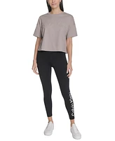 Calvin Klein Performance Women's Cotton Puff-Logo T-Shirt