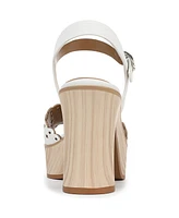 Naturalizer Women's Kira Block Heel Square Toe Platform Sandals