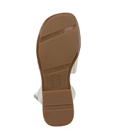 Naturalizer Women's Effie Square Toe Block Heel Flat Sandals