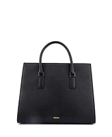 Pre-Owned Versace Virtus Belted Tote Leather