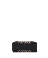 Pre-Owned Goyard Mini Saigon Top Handle Bag Coated Canvas with Leather