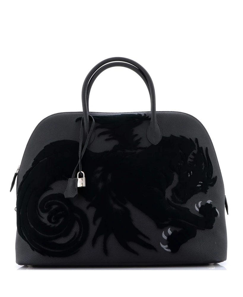 Pre-Owned Hermes Bolide 1923 Chimeres Dragon Bag Togo