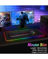 Wireless Gaming Mouse, C30 Silent Click Wireless Rechargeable Gaming Mouse, 3 Level Adjustable Dpi (black)