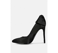 Hornet Satin Stiletto Pumps