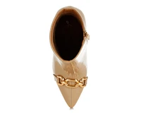 Pollux Metallic Chain Detail Boots