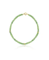 The Lovery Peridot Bead Bracelet 14K Gold