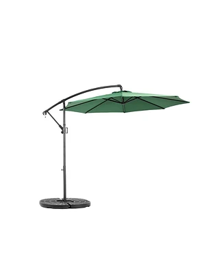 Best Choice Products 10ft Hanging Patio Umbrella with Tilt, Polyester Shade
