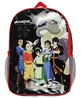 Avatar The Last Airbender 17" Backpack Aang Zuko Katara Toph Appa Character School Book Bag