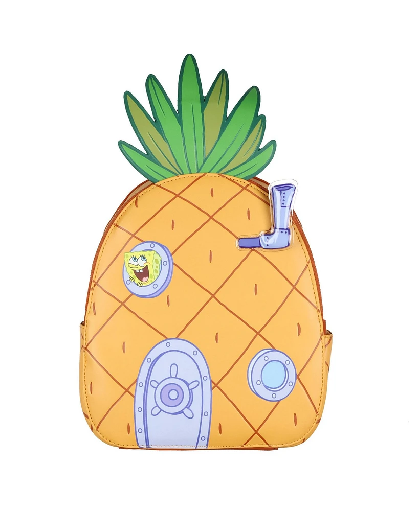 SpongeBob Squarepants Mini Backpack Pineapple Bikini Bottom 3D Design Purse Bag