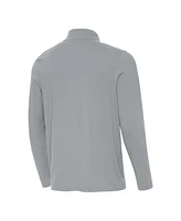 Antigua Men's Gray Georgia Bulldogs Intent Quarter-Zip Top