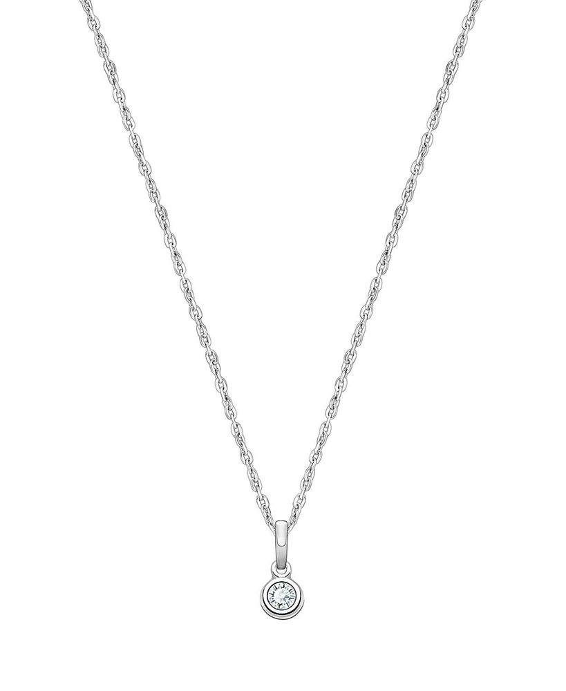 Tiny Blessings Girls Children's Sterling Silver tB Birthstone 12-14" Necklace