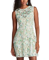 Tadashi Shoji Women's Pyla 3D Floral Embroidered Mini Dress