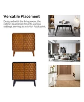 Arvid 30"Tall 2-Door Accent Cabinet