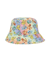 Pokemon Boys All-Over Character Print Youth Rainbow Ombre Bucket Hat