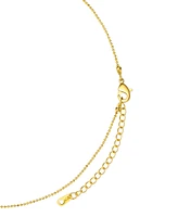 Unwritten Cubic Zirconia Bow Layered Necklace Set