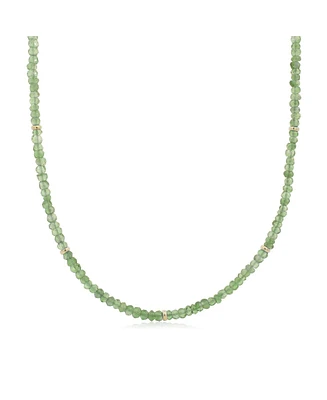 The Lovery Peridot Bead Necklace 14K Gold