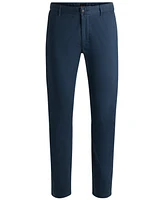 Boss by Hugo Men's Micro-Printed Stretch Cotton Slim-Fit Trouser Pants