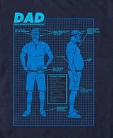 Fifth Sun Men's Dad Diagram Short Sleeve T-Shirt