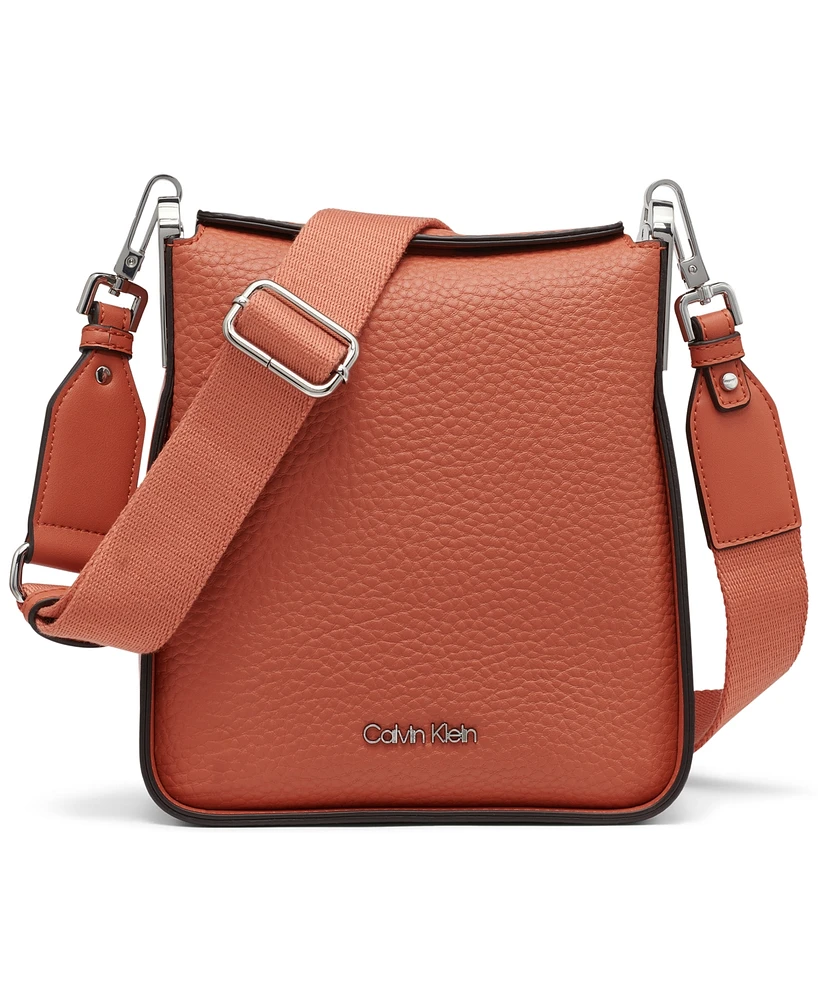 Calvin Klein Fay Small Adjustable Crossbody with Magnetic Top Closure