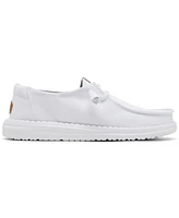 Hey Dude Women's Wendy Stretch Canvas Casual Moccasin Sneakers from Finish Line